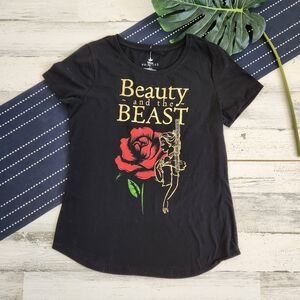 Disney Princess Beauty And The Beast Short Sleeve T-Shirt NWT Size Small